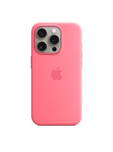 Apple iPhone 15 Pro Silicone Case with MagSafe Pink