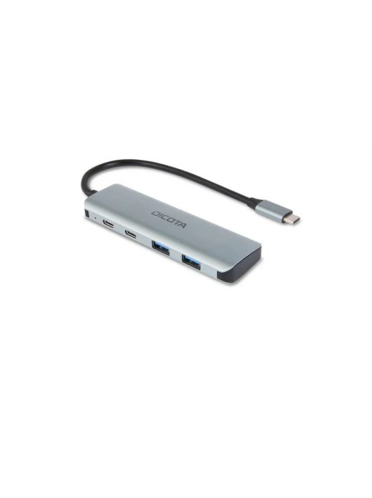 Dicota USB-C 4-in-1 Highspeed Hub 10 Gbps Silver