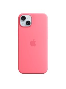 Apple iPhone 15 Plus Silicone Case with MagSafe Pink