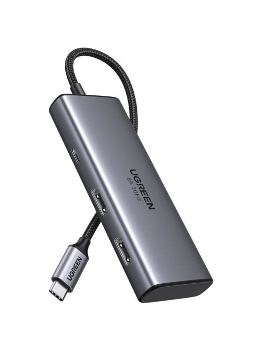 UGREEN Revodok Pro 206 USB-C 6-in-1 Hub Grey