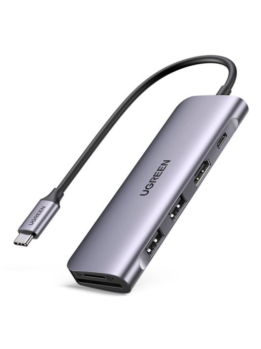 UGREEN Revodok USB-C 6-in-1 Hub with 4K HDMI Grey