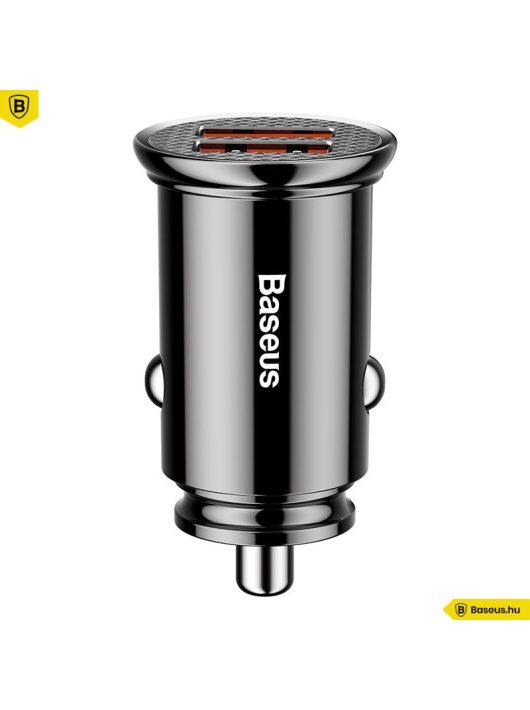 Baseus Circular Car Charger Black