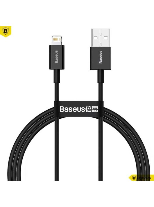 Baseus Superior iPhone adat/töltőkábel 1m 2,4A Black