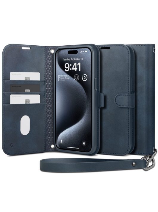 Spigen Wallet S Pro iPhone 15 Pro Navy