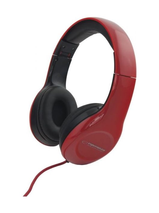 Esperanza Soul Stereo Audio Headphones Black/Red