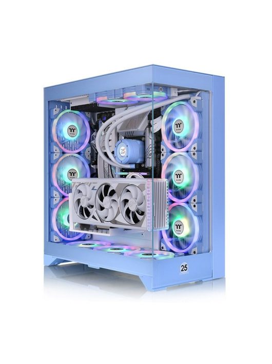 Thermaltake CTE E600 MX Hydrangea Tempered Glass Blue