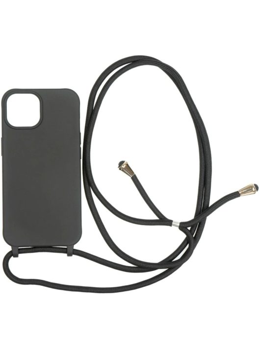 Mobile Origin Lanyard Case iPhone 15 Black 