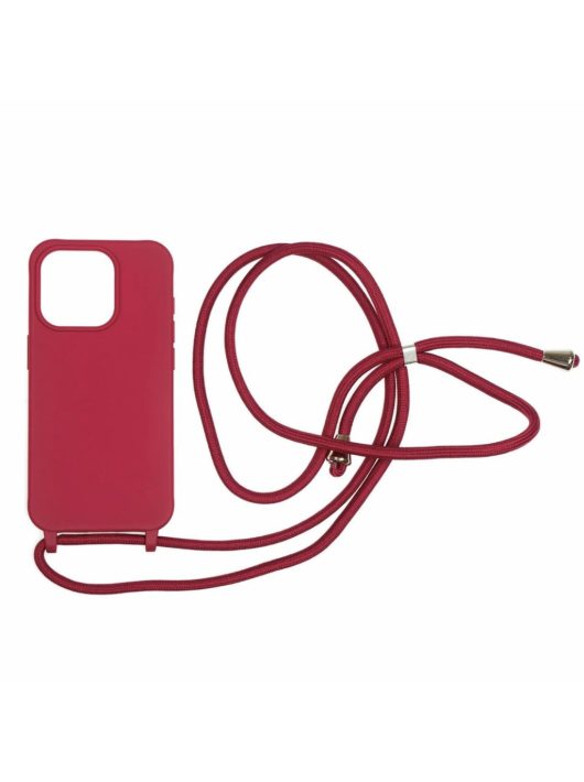 Mobile Origin Lanyard Case iPhone 15 Pro Cherry 