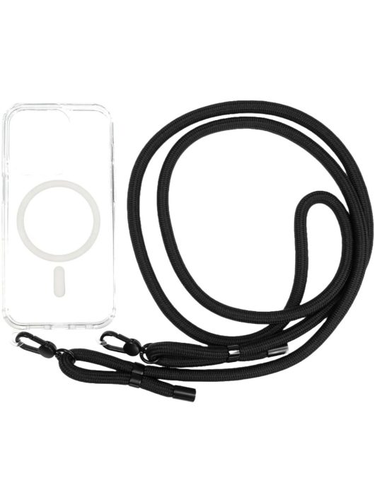 Mobile Origin Lanyard Case iPhone 15 Pro Clear 