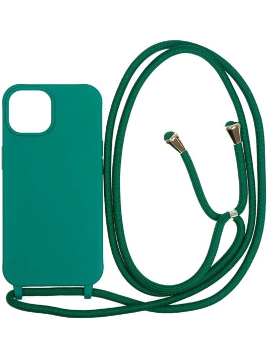 Mobile Origin Lanyard Case iPhone 15 Dark Green 