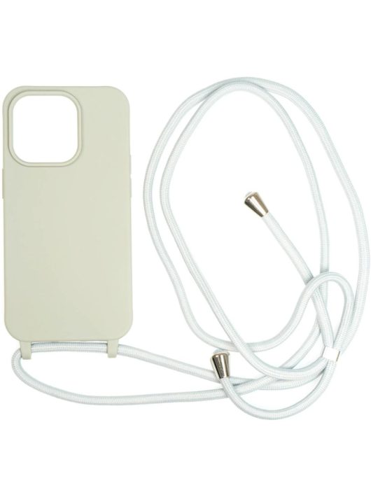 Mobile Origin Lanyard Case iPhone 14 Light Grey