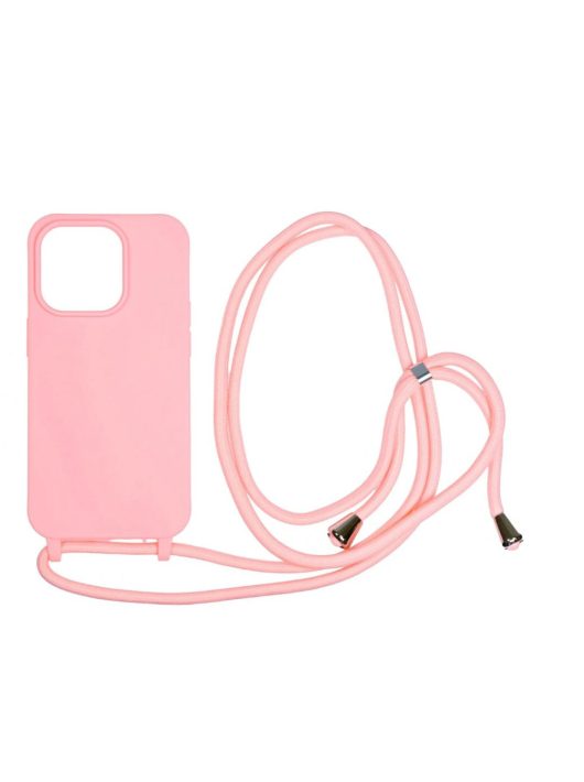 Mobile Origin Lanyard Case iPhone 14 Pink 