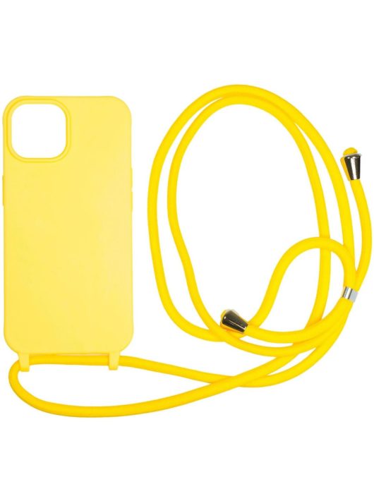 Mobile Origin Lanyard Case iPhone 15 Yellow