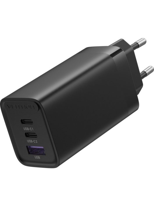 Vention 3-Port USB Charger Black