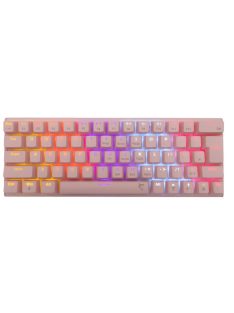 White Shark Wakizashi Blue Switches Gaming Keyboard Pink US