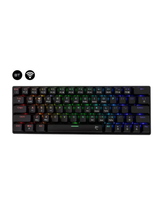 White Shark Kaiken Red Switches Gaming Keyboard Black US