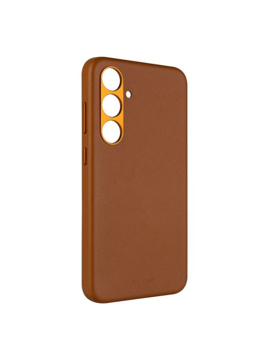 FIXED MagLeather valódi bőr telefontok Samsung Galaxy S24+ készülékhez, barna, FIXLM-1257-BRW