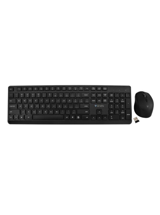 V7 CKW350 Wireless Keyboard and Mouse Combo Black US