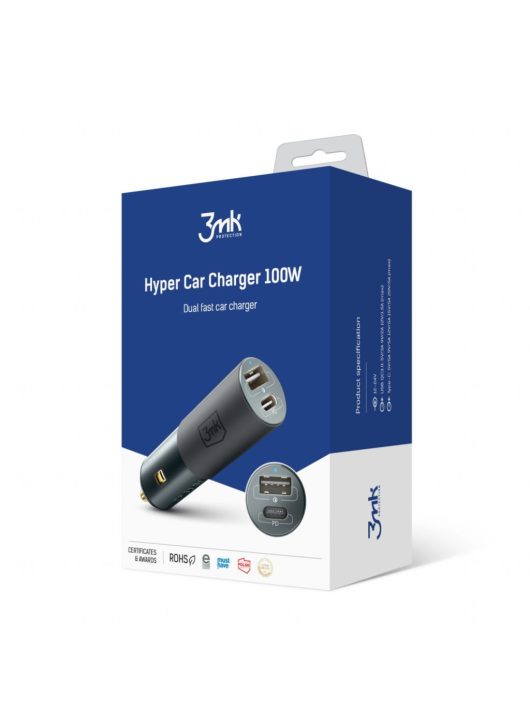 3mk Hyper Car Charger 100W Back