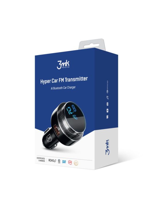 3mk Hyper Car FM Transmitter Black