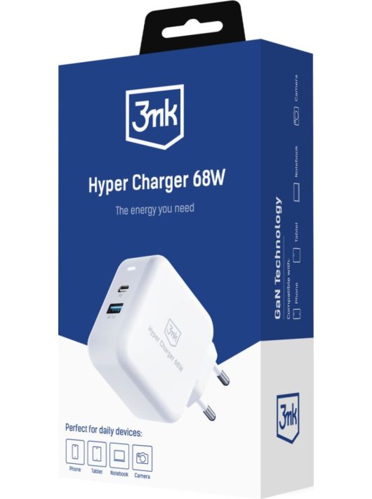 3mk Hyper Charger 68W White