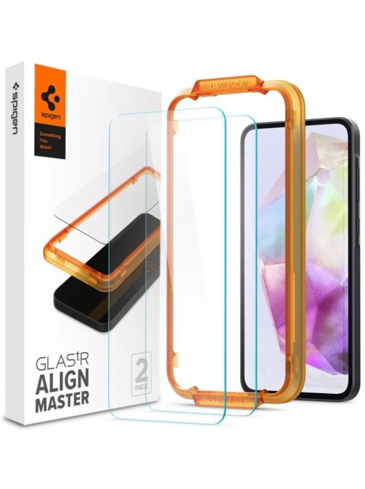 Spigen Glass tR AlignMaster Samsung Galaxy A35 2 Pack