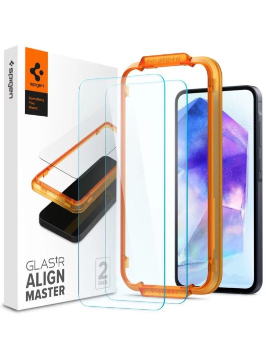 Spigen Glass tR AlignMaster Samsung Galaxy A55 2 Pack