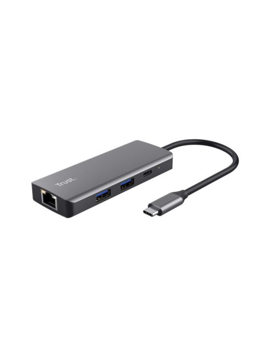 Trust Dalyx 6-in-1 USB-C Multi-Port Adapter Black