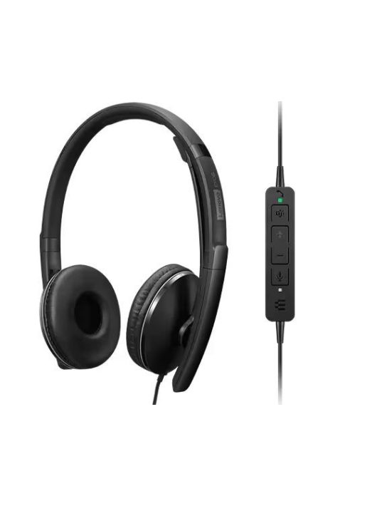 Lenovo Wired ANC Gen 2 Teams Headset Black