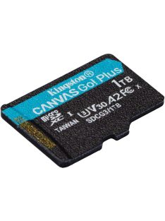   Kingston 1TB microSDXC Canvas Go! Plus Class 10 170R A2 U3 V30 adapter nélkül