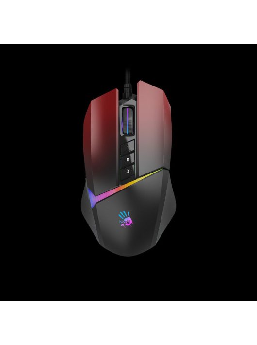 A4-Tech Bloody W60 Max Activated RGB Gaming mouse Gradient Red