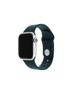   FIXED szilikon sportos óraszíj Apple Watch 42/44/45 mm-es okosórához, sötétzöld FIXSST-434-DRGRE