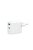 Gembird 2-Port 65W USB Fast Charger White