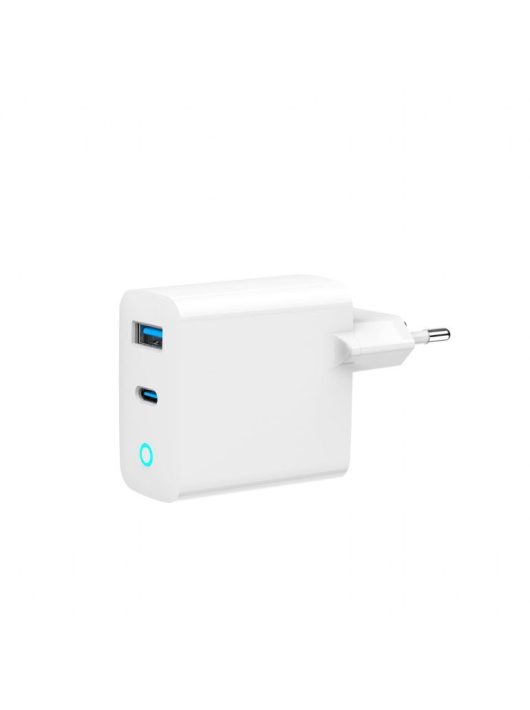 Gembird 2-Port 65W USB Fast Charger White