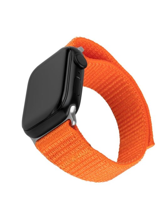 FIXED nylon sportos óraszíj Apple Watch Ultra 49mm-es okosórához, narancssárga FIXNST2-1029-OR