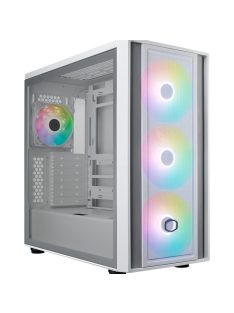 Cooler Master MasterBox 600 Tempered Glass White