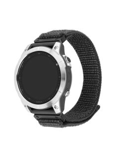   FIXED nylon sportos óraszíj Garmin QuickFit 22mm-es okosórához, sötétszürke FIXNST2-QF22mm--GR