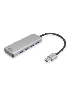 ACT AC6121 4-portos USB3.0 HUB Grey