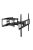 ACT Full Motion TV Wall Mount 37" to 70" VESA Black