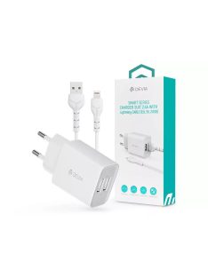 Devia ST361395 Smart Charger+ 1m Lightning Cable White