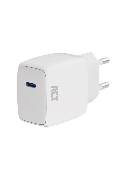 ACT AC2135 USB-C Charger 35W with Power Delivery PPS and GaNFast White