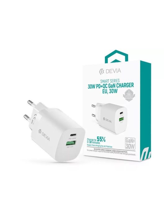 Devia ST386718 30W Type-C Charger White