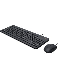 HP 150 Wired Mouse and Keyboard Black HU