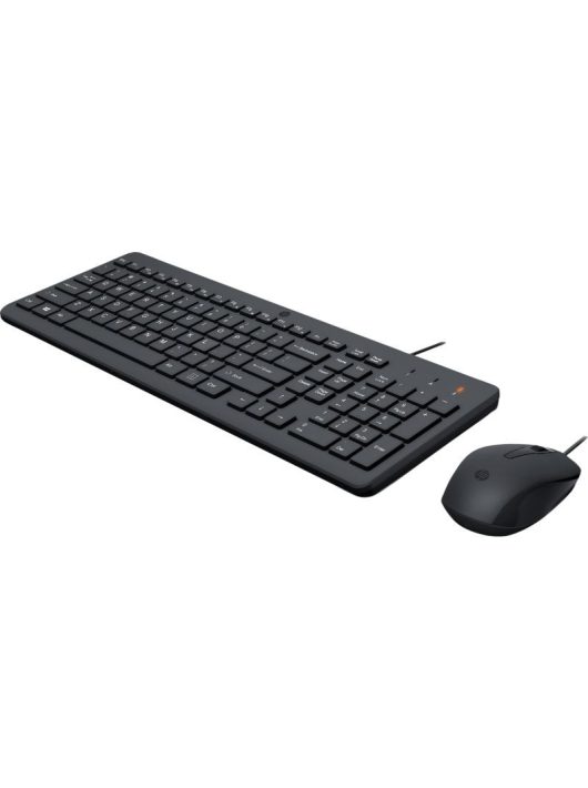 HP 150 Wired Mouse and Keyboard Black HU