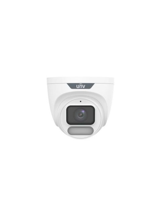 Uniview Easystar Colorhunter 4MP OwlView Wise-ISP turret dómkamera, 2.8mm fix objektívvel, mikrofonnal