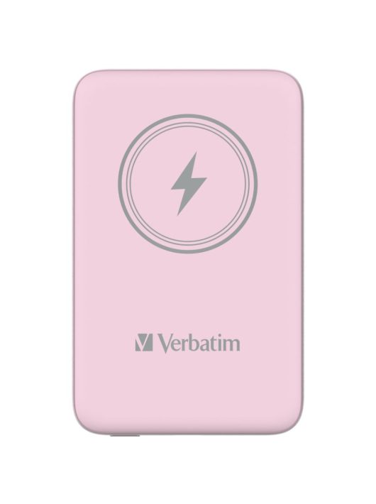 Verbatim Charge 'n' Go Magnetic Wireless 10000mAh PowerBank Pink