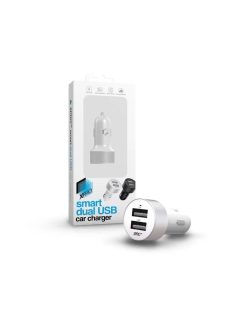 xPRO Smart Dual USB Car Charger White