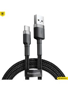   Baseus Cafule USB - USB-C adat/töltőkábel 2A 2m Grey/Black