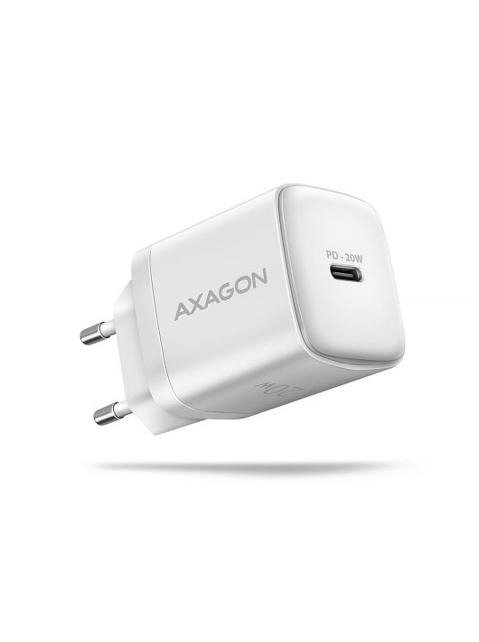 AXAGON ACU-PD20W PD3.0 & QC4+ Wall Charger 20W White