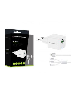 Conceptronic  2-Port 33W USB Charger White